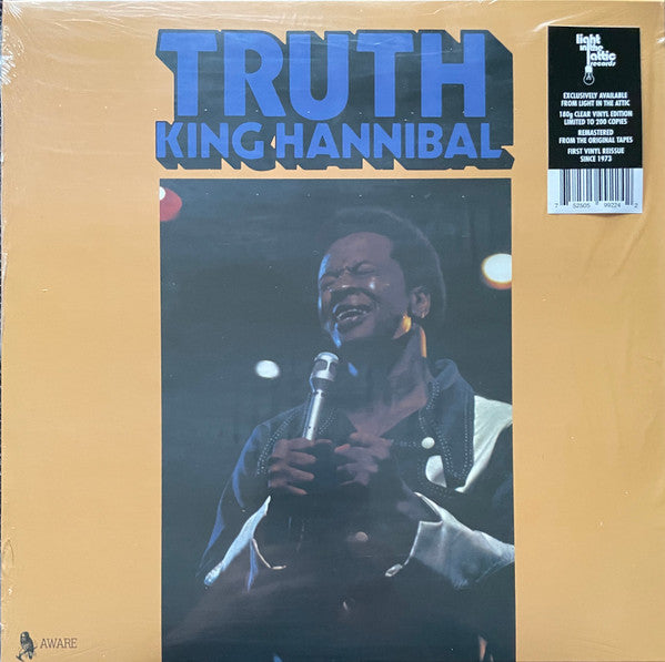 King Hannibal – Truth [CLEAR VINYL] – New LP