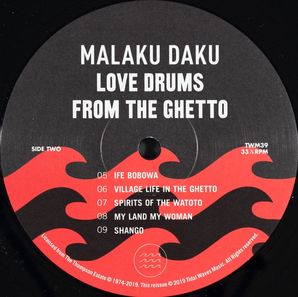 Daku, Malaku – Love Drums from the Ghetto – New LP