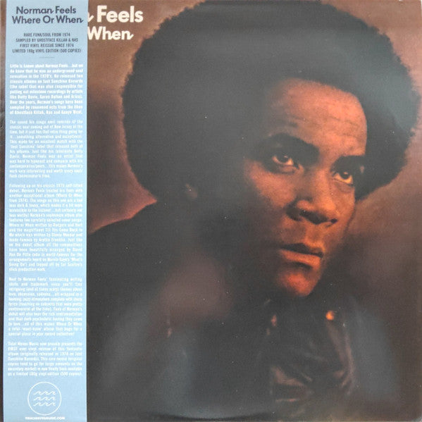 Feels, Norman – Where or When – New LP