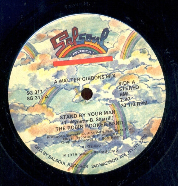 Robin Hooker Band – Stand By Your Man / Your Cheatin' Heart- Used 12"