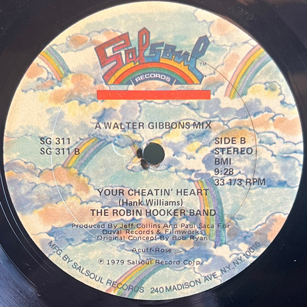 Robin Hooker Band – Stand By Your Man / Your Cheatin' Heart- Used 12"