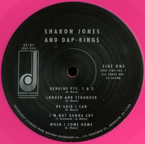 Sharon Jones & the Dap-Kings [HOT PINK VINYL] – Soul Time! – New LP