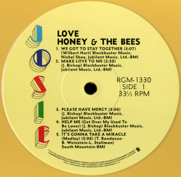 Honey & The Bees – Love [HONEY VINYL]  - New LP