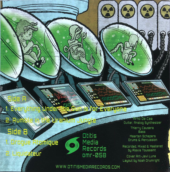 Arno De Cea And The Clockwork Wizards - Rumble in the Uranium Jungle [Splatter vinyl; Surf Rock; France] – New 7"