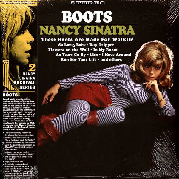 Sinatra, Nancy – Boots [Blue w/ Red & Yellow Vinyl] – New LP