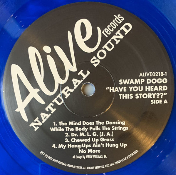 Swamp Dogg - Have You Heard this Story? [Blue Vinyl] - New LP