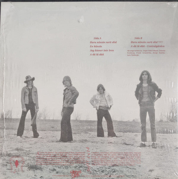 Öbacka Sågvärck – Haru nånsin varit död [SWEDISH HEAD ROCK 1970s; IMPORT] – New LP