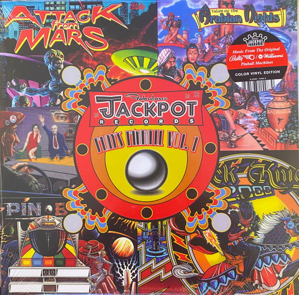 Various – Jackpot Plays Pinball Vol. 1 [RED VINYL] - New LP