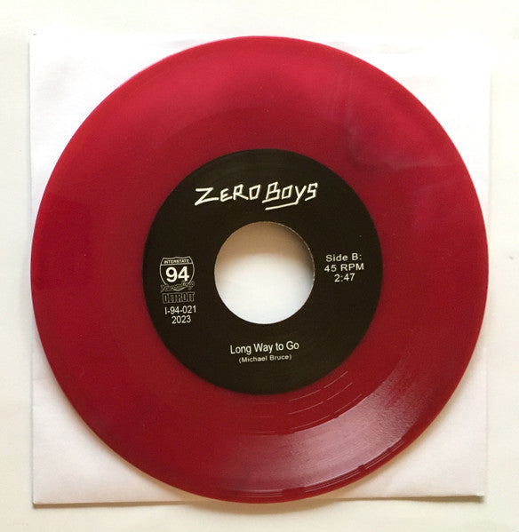 Zero Boys – "Don't Shoot Can't Breathe" / "Long Way to Go" (Alice Cooper Group) [RED VINYL] – New 7"