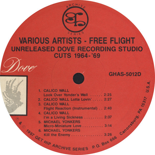 Various Artists –  Free Flight (Unreleased Dove Recording Studio Cuts 1964-'69) [2xLP] – New LP