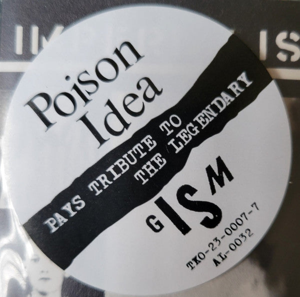 Poison Idea - Tribute To G.I.S.M. - New 7"