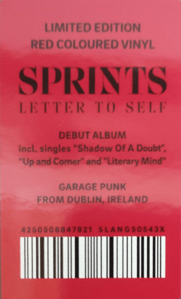 Sprints – Letter To Self [IMPORT Red Vinyl] – New LP