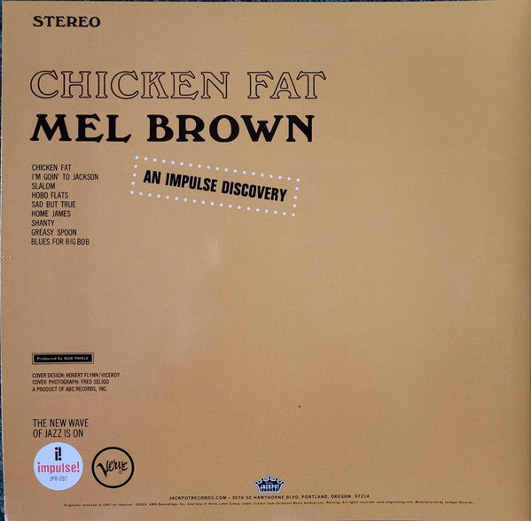 Brown, Mel - Chicken Fat [ORANGE VINYL] – New LP