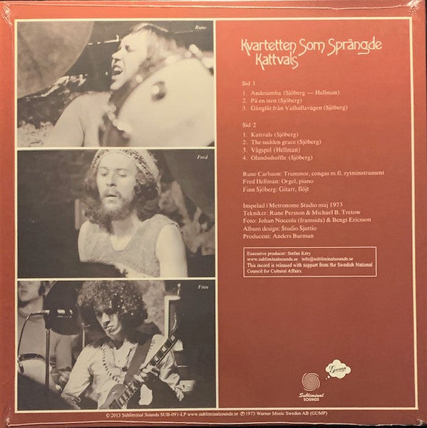 Kvartetten som sprängde – Kattvals [SWEDISH HEAD ROCK 1973; DELUXE EDITION, PSYCHEDELIC SPLATTER VINYL; IMPORT] – New LP