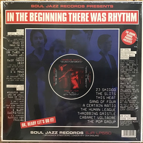 Various Artists –  In The Beginning There Was Rhythm [2xLP IMPORT] – New LP