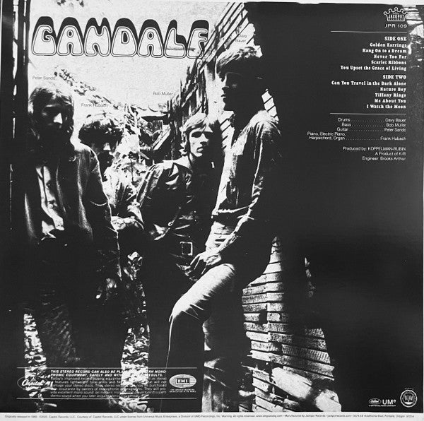 Gandalf – S/T [Clear Vinyl] – New LP