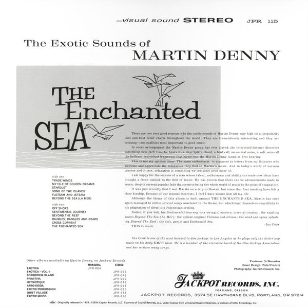 Denny, Martin - The Enchanted Sea [Tiki Green VINYL] - New LP