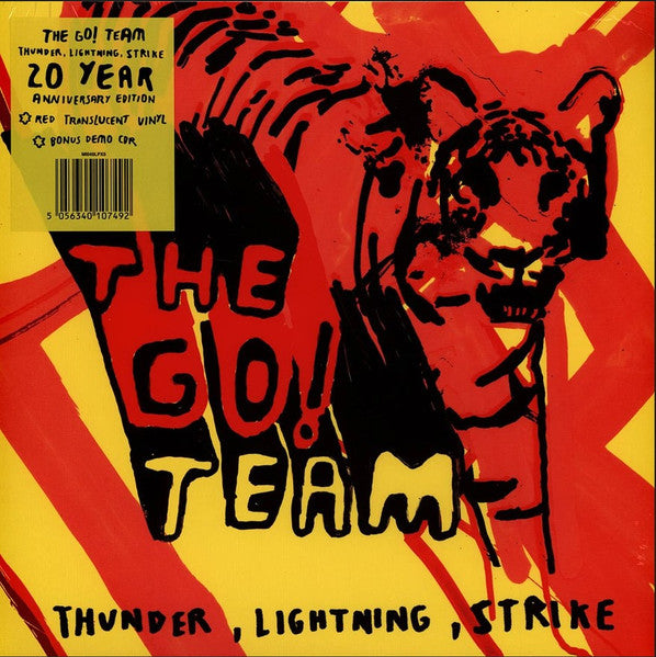 Go! Team, The – Thunder, Lightning, Strike [Red Vinyl w/ CDR] – New LP