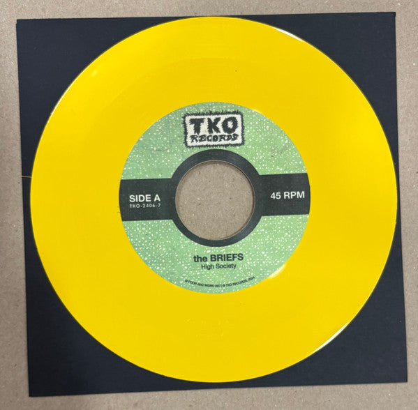 Briefs, The - High Society [YELLOW VINYL] - New 7"