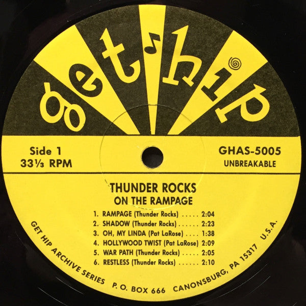 THUNDER ROCKS – ON THE RAMPAGE! [Detroit circa 1960] - New LP