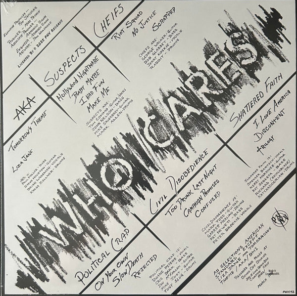 Various Artists - Who Cares [1981 California PUNK!!!] - New LP