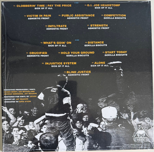Agnostic Front, Gorilla Biscuits and Sick Of It All – Live In N.Y.C. '91 [GALAXY VINYL] - New LP