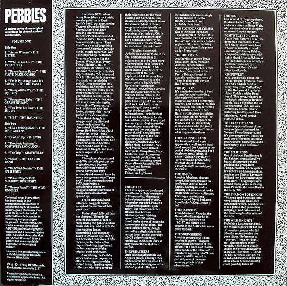 Various Artists –  Pebbles  – New LP