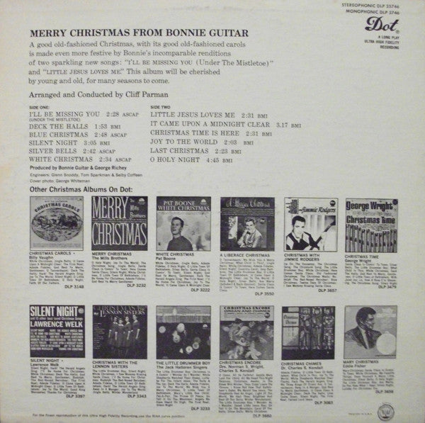 Guitar, Bonnie  – Merry Christmas From...  – Used LP