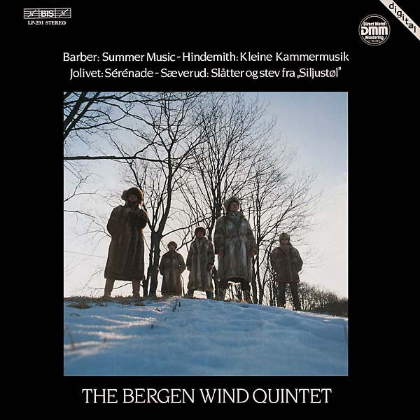 Bergen Wind Quintet ‎– Summer Music / Kleine Kammermusik / Sérénade / Slåtter Og Stev Fra „Siljustøl” – Used LP