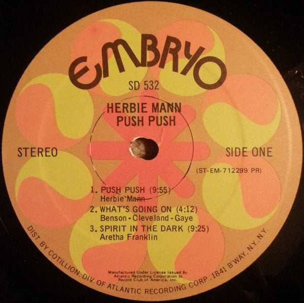 Mann, Herbie - Push Push - Used LP