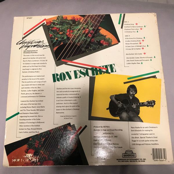 Eschete, Ron – Christmas Impressions – Used LP