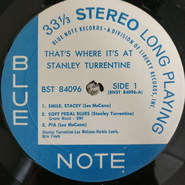 Turrentine, Stanley - That's Where it's At – Used LP