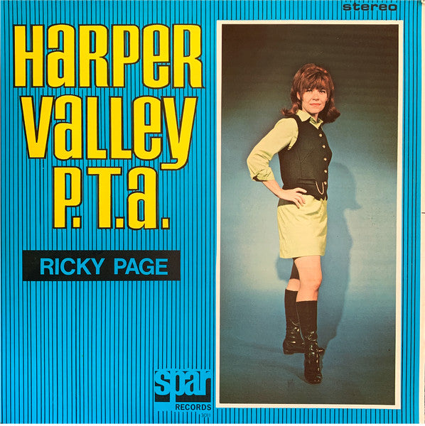 Page, Ricky ‎– Ricky Page Sings Harper Valley P.T.A. – Used LP