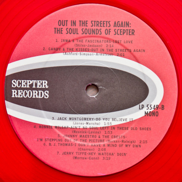 Various Artists - Out In The Streets Again: The Soul Sounds Of Scepter Records [RED VINYL]  - New LP