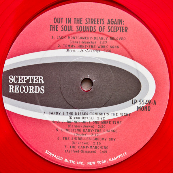 Various Artists - Out In The Streets Again: The Soul Sounds Of Scepter Records [RED VINYL]  - New LP