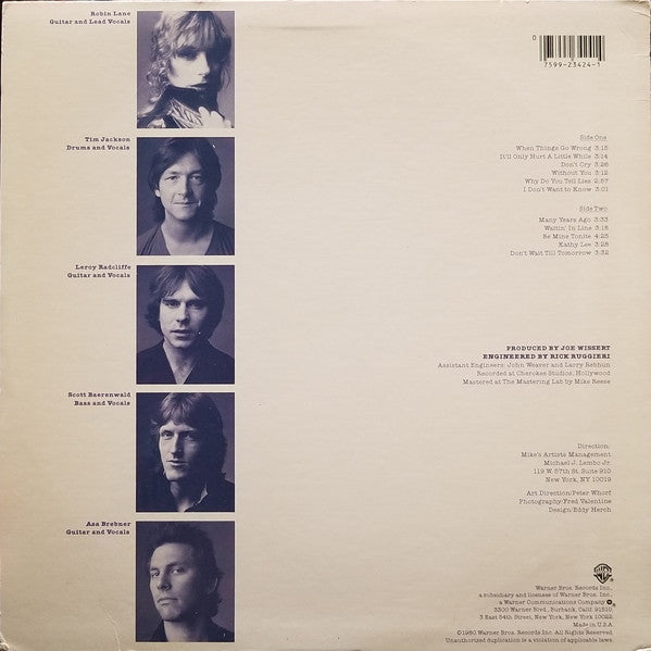 Robin Lane & the Chartbusters - S/T - Used LP