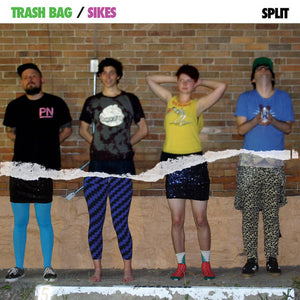 Trash Bag / SIKES – Split [GREEN SPLATTER] - New 12"