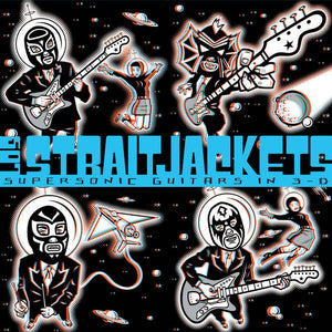 Straitjackets, Los –  Supersonic Guitars in 3-D [CLEAR/RED/BLUE SWIRL VINYL]  – New LP