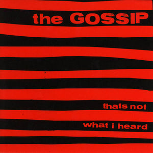 Gossip  – Thats Not What I Heard [RED VINYL] - New LP