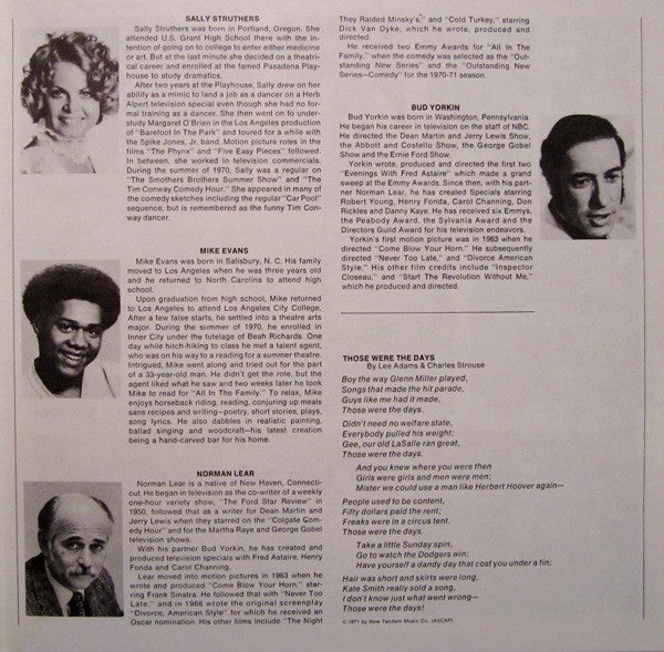 All in the Family  – New LP