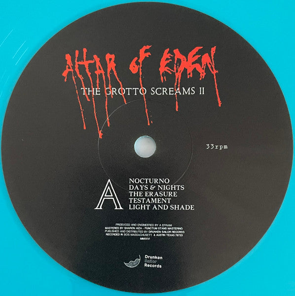 Altar of Eden -  The Grotto Screams II [IMPORT] – New LP