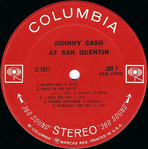 Cash, Johnny - San Quentin - Used LP