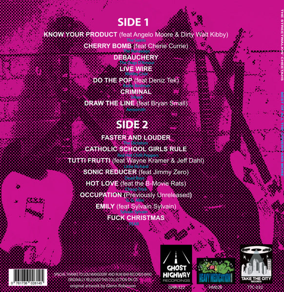 Streetwalkin' Cheetahs, The – Best of All The Covers (And More) [PINK VINYL Import] – New LP