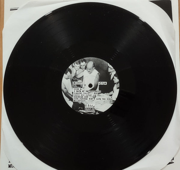 Damaged Head - s/t [BLACK VINYL with SCREEN PRINT] - New 12"