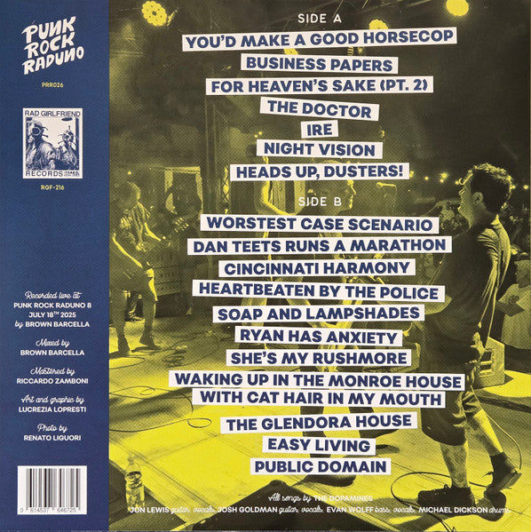 Dopamines, The – Live at Punk Rock Raduno [White Vinyl] – New LP