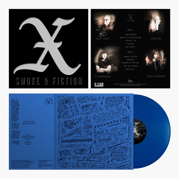 PREORDER: X - Smoke & Fiction [BLUE VINYL] - New LP