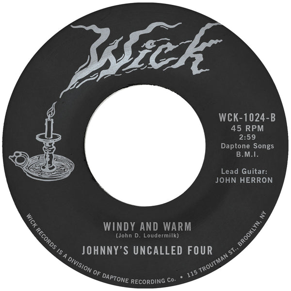Johnny's Uncalled Four – Hold Me b/w Windy and Warm – New 7"