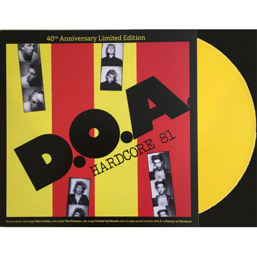 D.O.A. - Hardcore '81 [YELLOW VINYL] – New LP