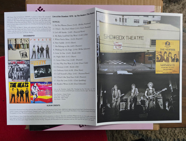 Heaters, The - Live at The Showbox 1979 [Lavender Swirl Vinyl 2xLP + booklet] - New LP