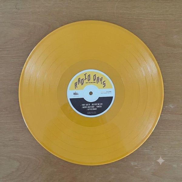 PREORDER: Radio Days ‎–  Off the Record [GREEN NOISE EXCLUSIVE YELLOW VINYL IMPORT] – New LP